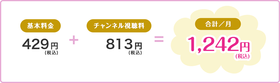 月額視聴料PCイメージ